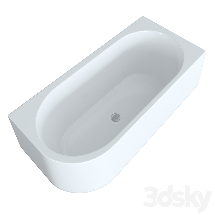 RIHO bath DESIRE CORNER 3DS Max - thumbnail 1