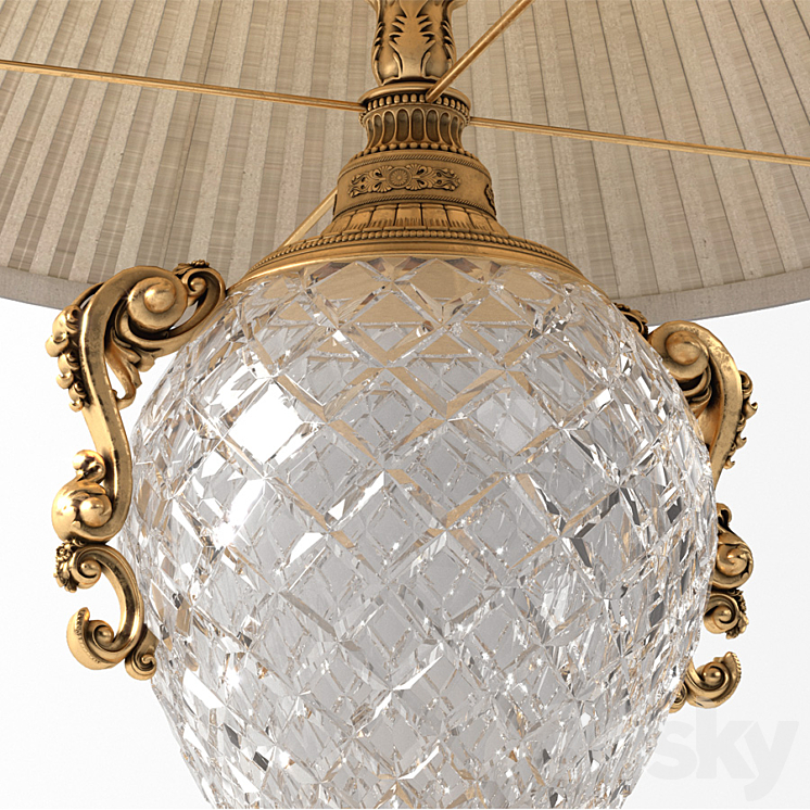 Classic table lamp Griffiths & Griffiths 3D Model Free