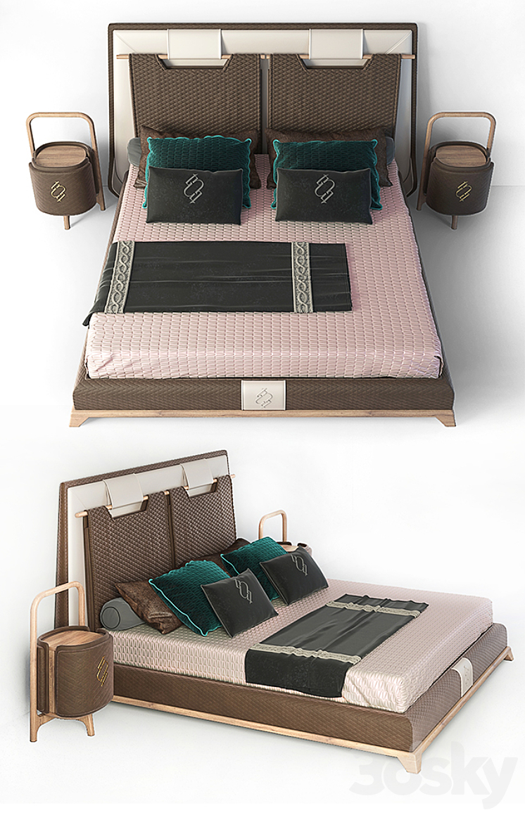 Techinova Bed – Fortune II Collection 2018 3DS Max - thumbnail 2