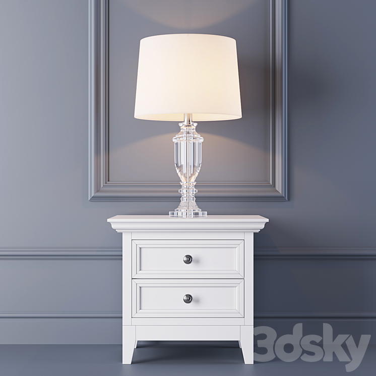 Dantone. Table lamp TCY0031 and dresser 3DS Max - thumbnail 1