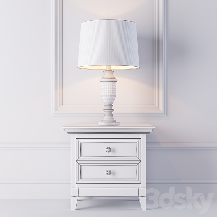 Dantone. Table lamp TCY0031 and dresser 3DS Max - thumbnail 2