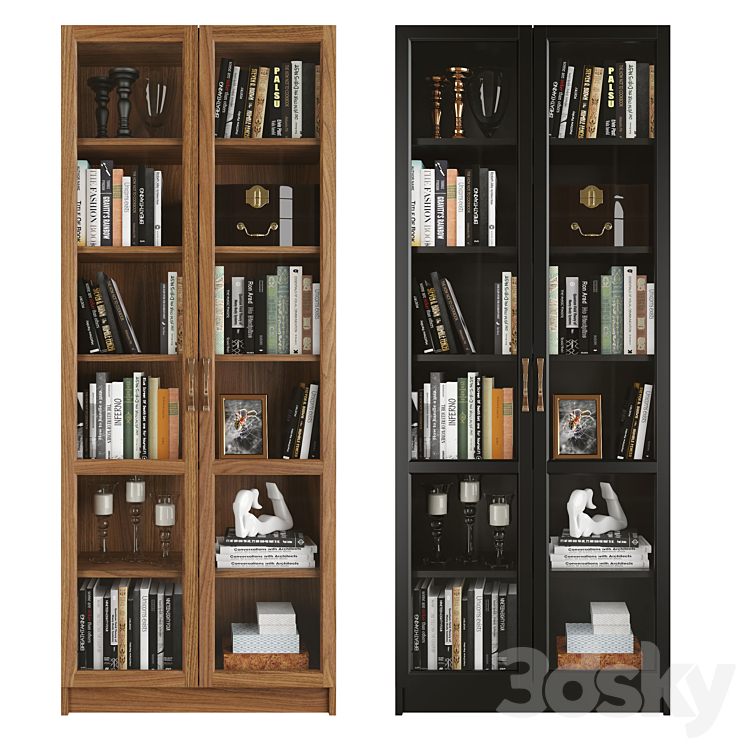 Bookcase 10 3DS Max - thumbnail 1