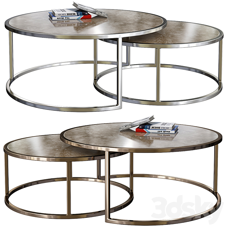 Ginny Nesting Coffee Tables 3DS Max - thumbnail 1