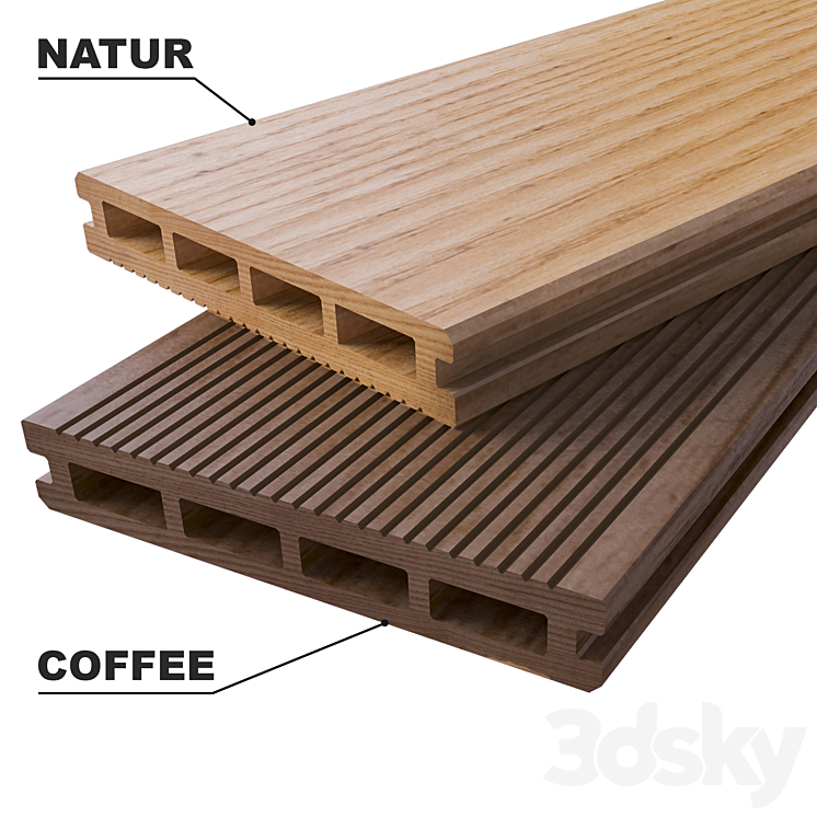Decking tardex classic 3D Model