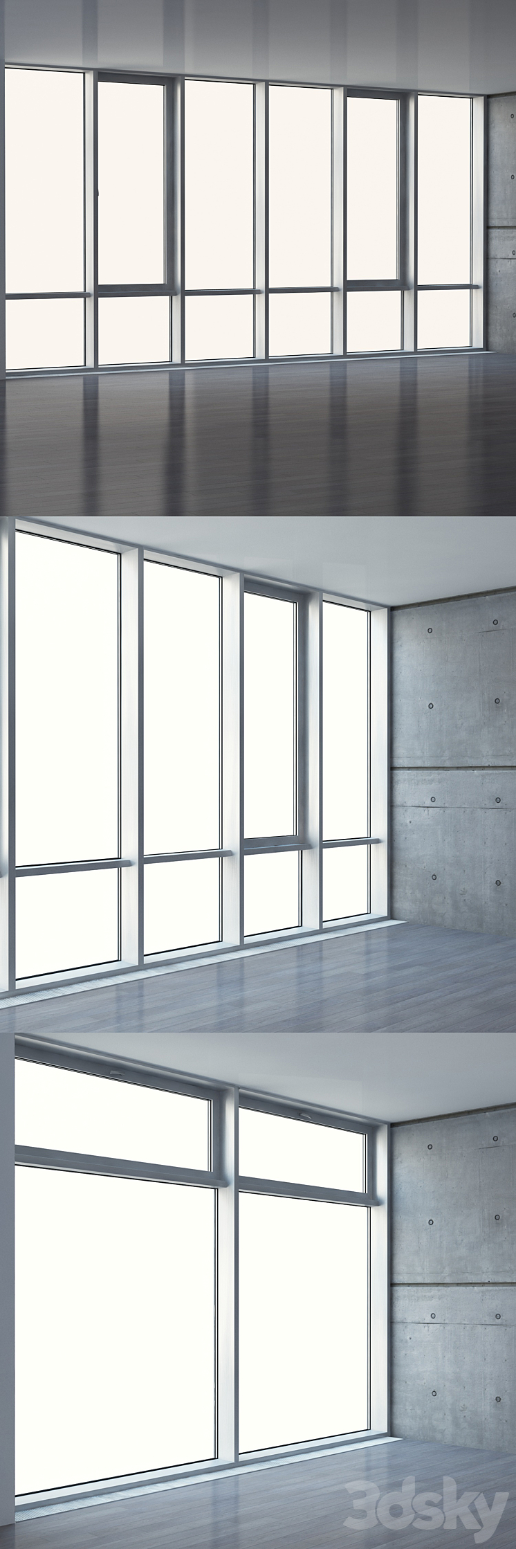 Stained glass with radiator 05 3D Model