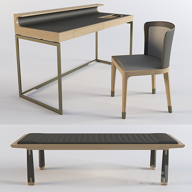Furniture set Dimensione Chi Wing Lo 02 3DS Max - thumbnail 1
