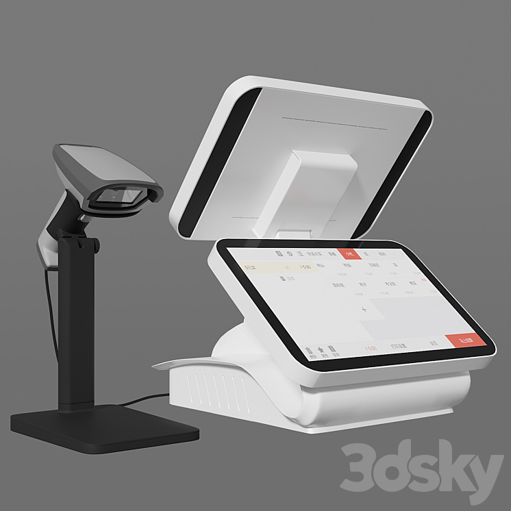 cashier 3D Model