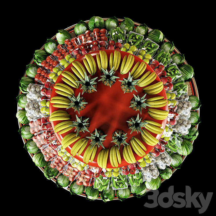 Refrigerated Hill Bonnetneve Amphi Loggia 3D Model