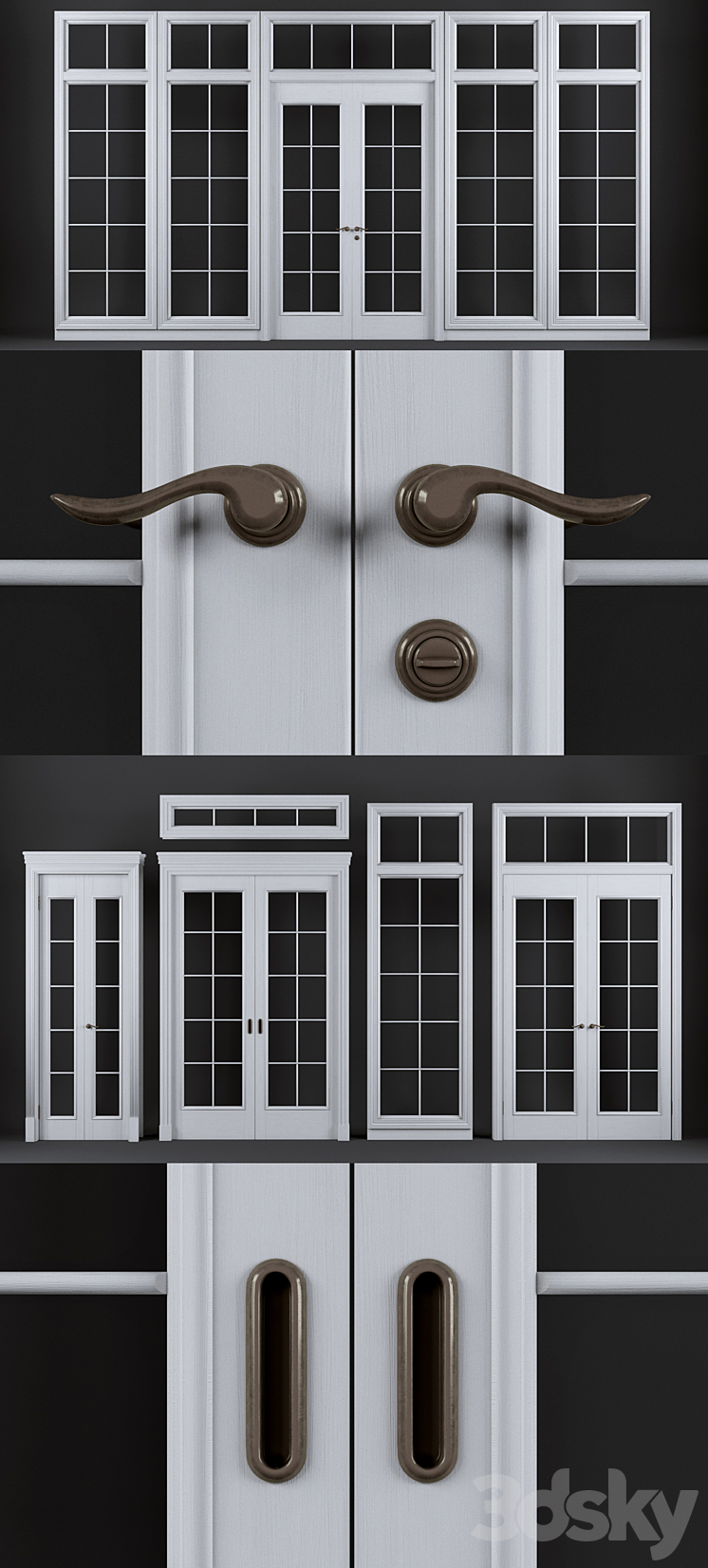 Doors_set_01 3D Model
