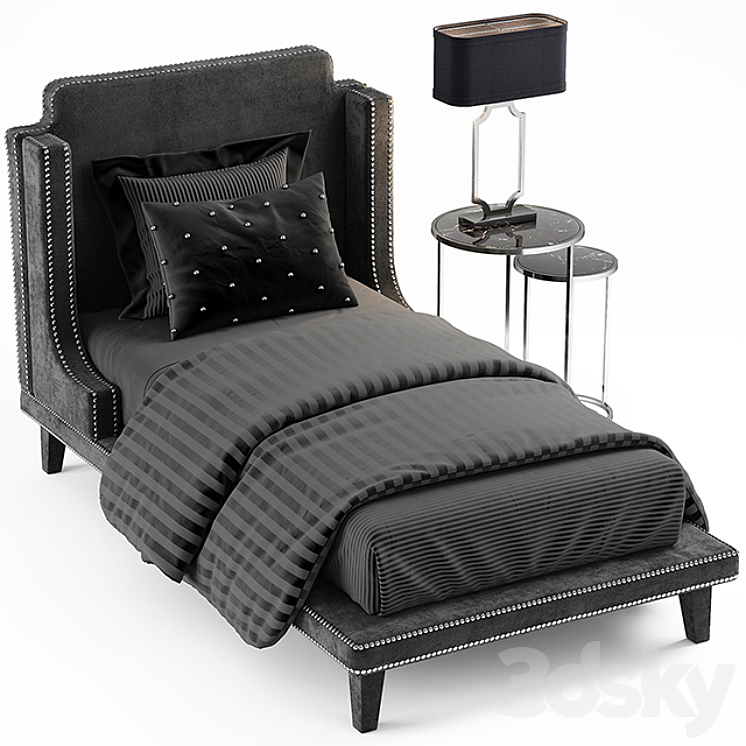 SINGLE BED 13 3DS Max - thumbnail 1
