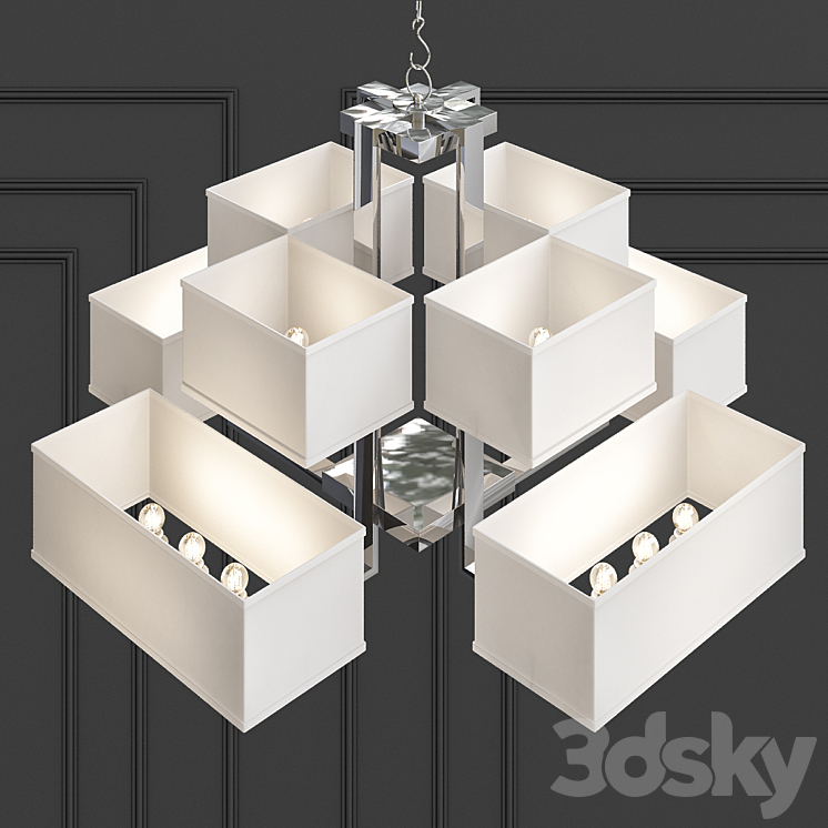 Eichholtz Furstenberg Chandelier 3D Model