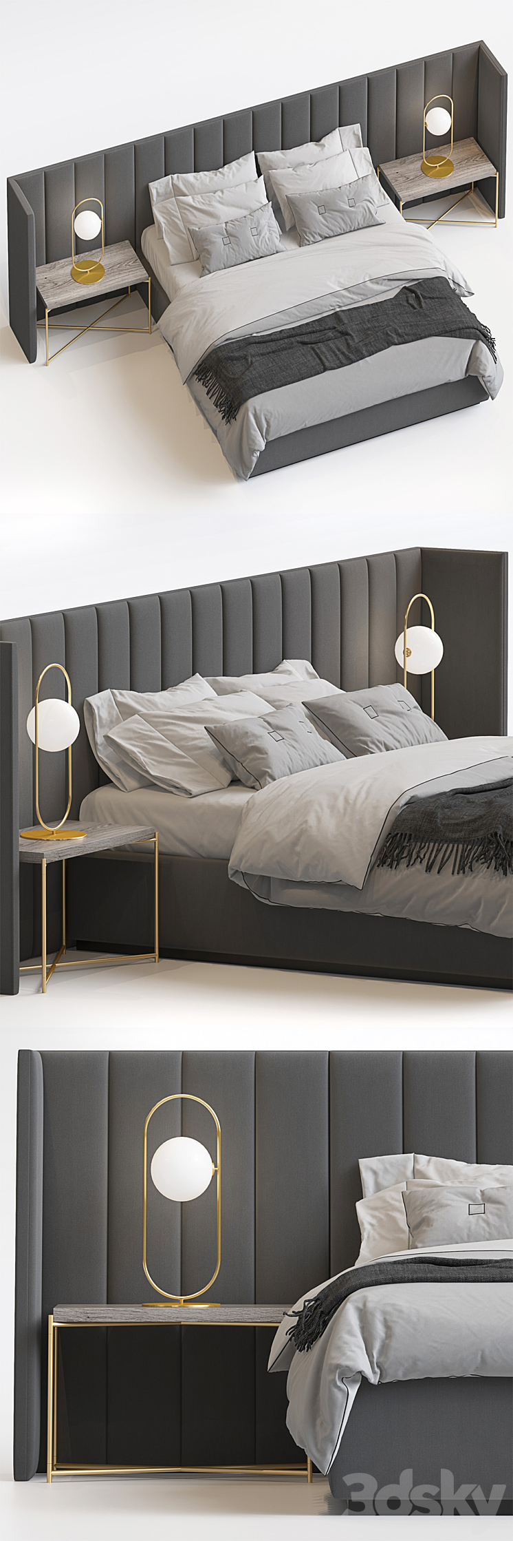 BED BY SOFA AND CHAIR COMPANY 22 3DS Max - thumbnail 2