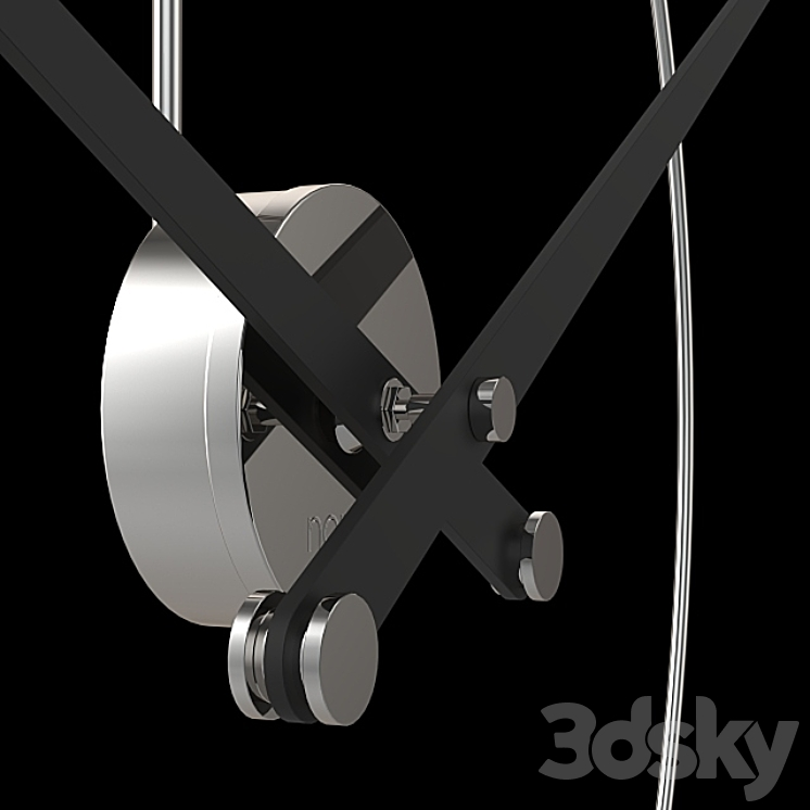 Wall clock Nomon New anda. 3D Model