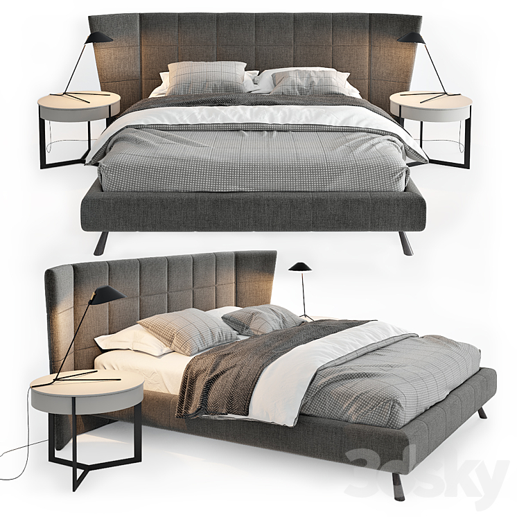 Bed GABER by Felix 3DS Max - thumbnail 2