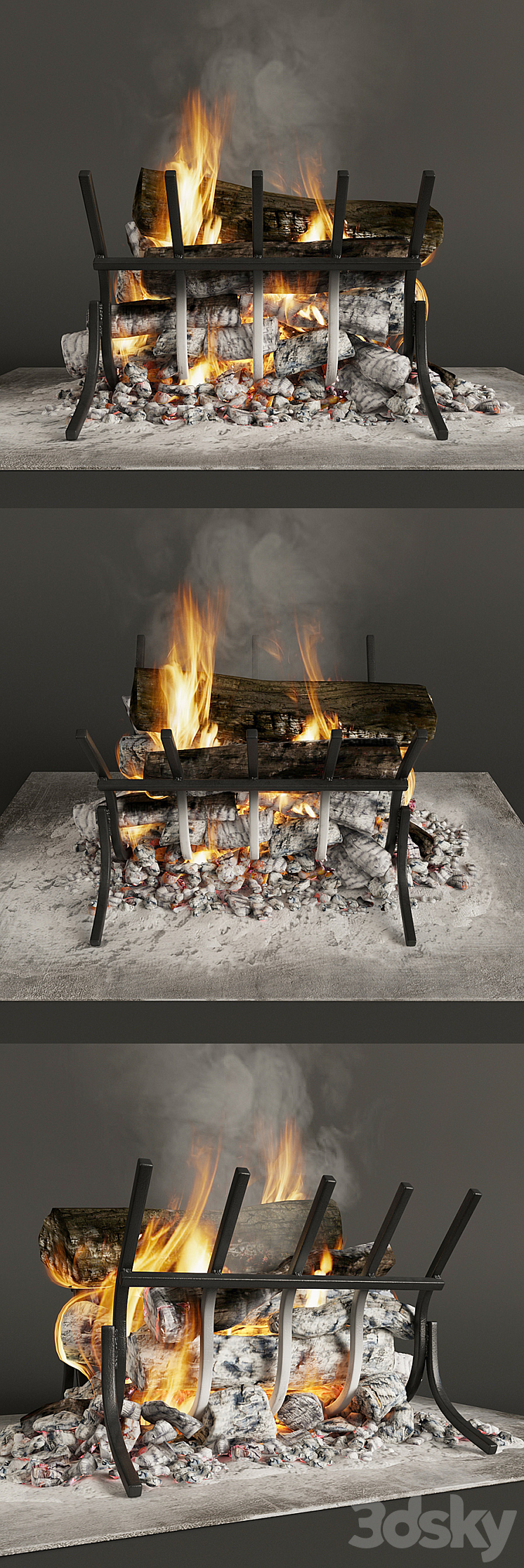 the fire 3DS Max - thumbnail 2