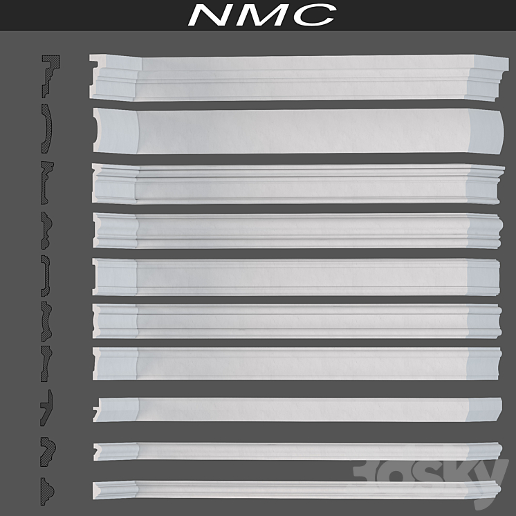 Moldings NMC 3DS Max - thumbnail 1