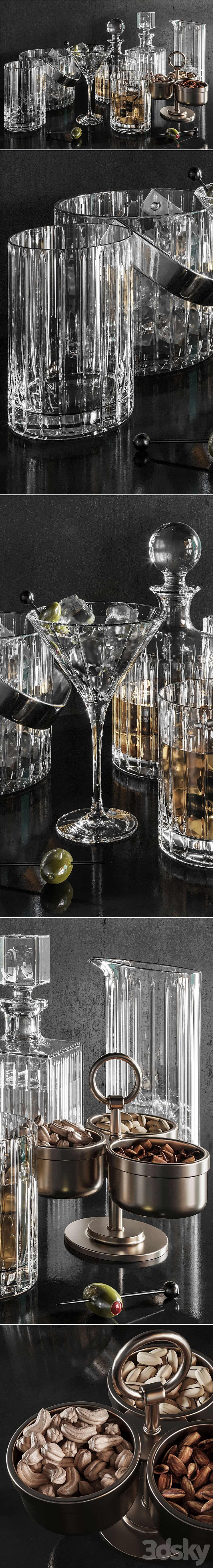 Restoration hardware Barware set01 3D Model