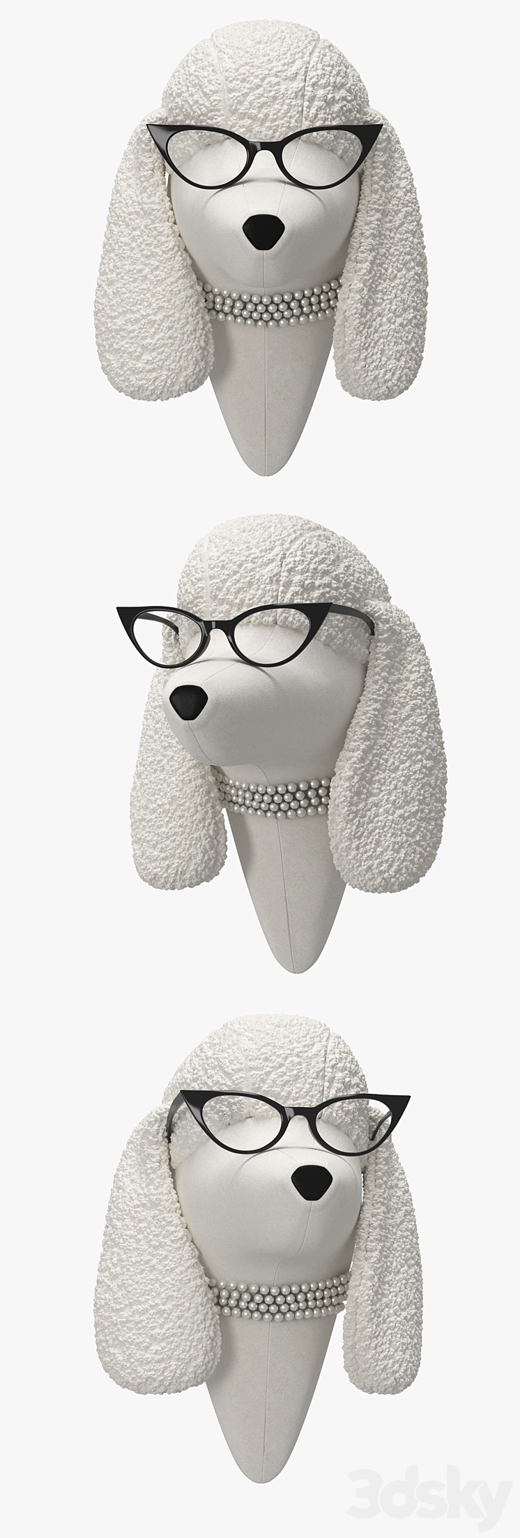 SOFT POODLE - DORIS 3D Model