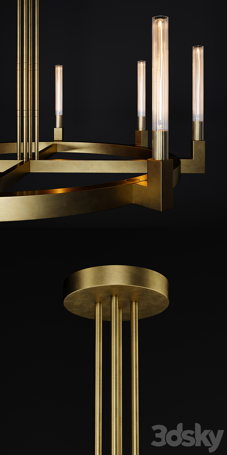 CANNELE ROUND CHANDELIER 3D Model
