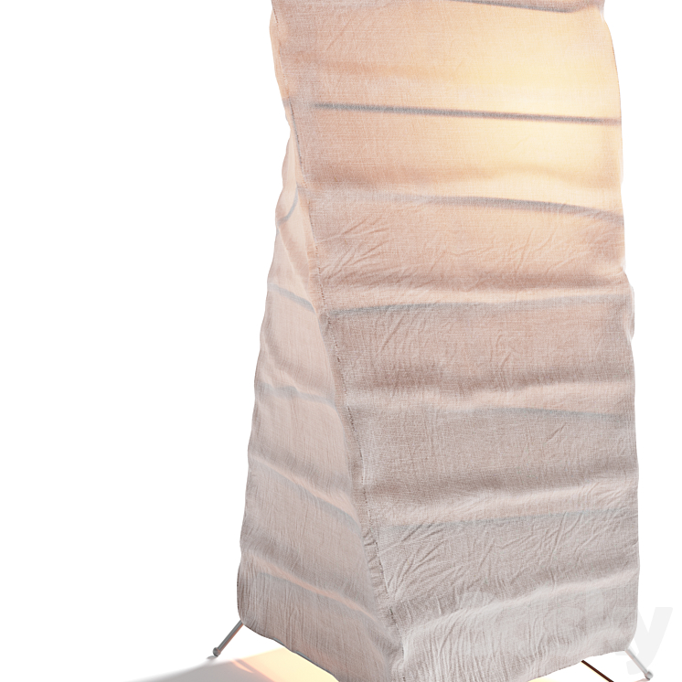 Fabric Floor Lamp 3D Model