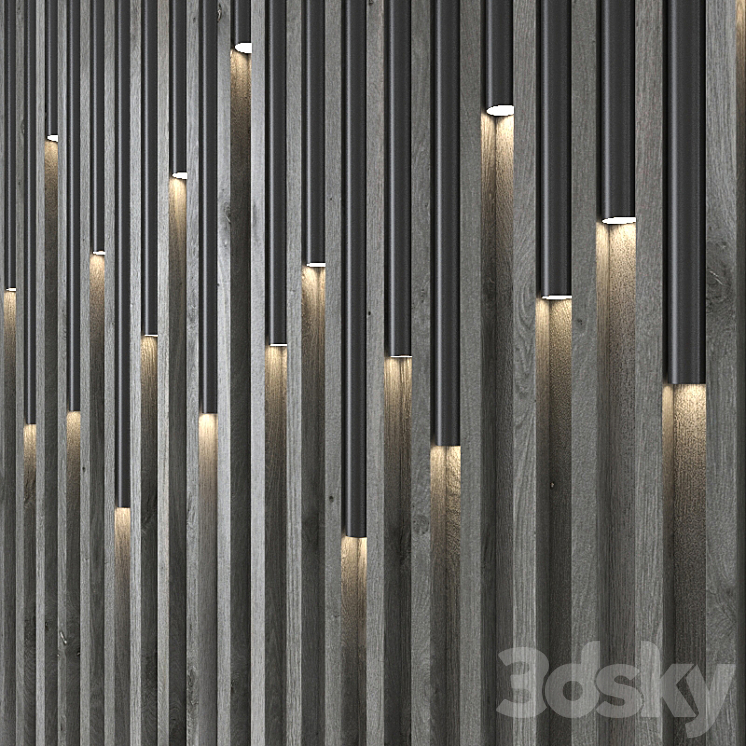 Wall panel 09 3D Model