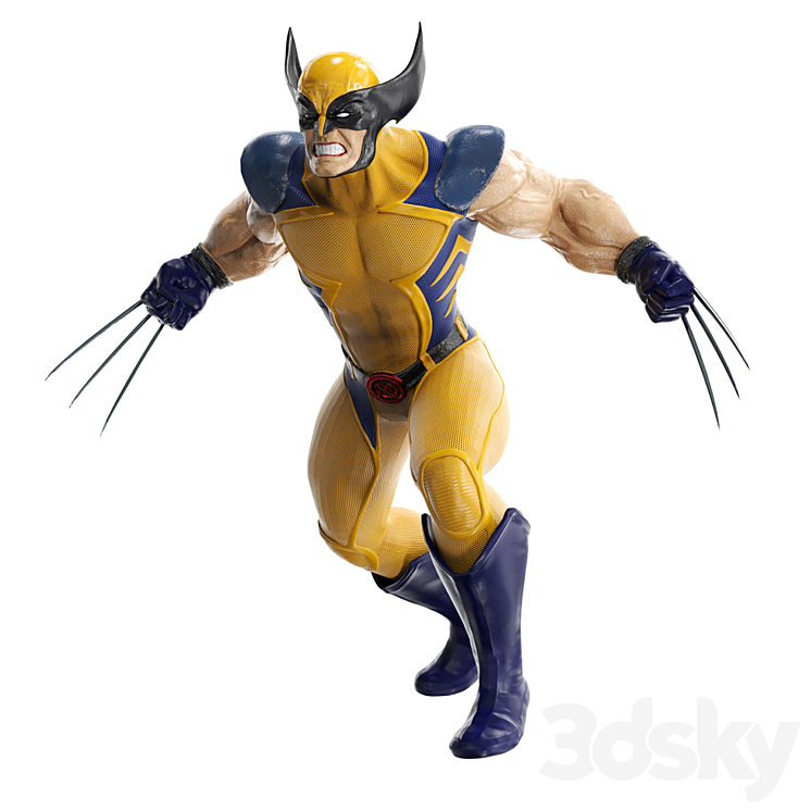 Wolverine 3D Model