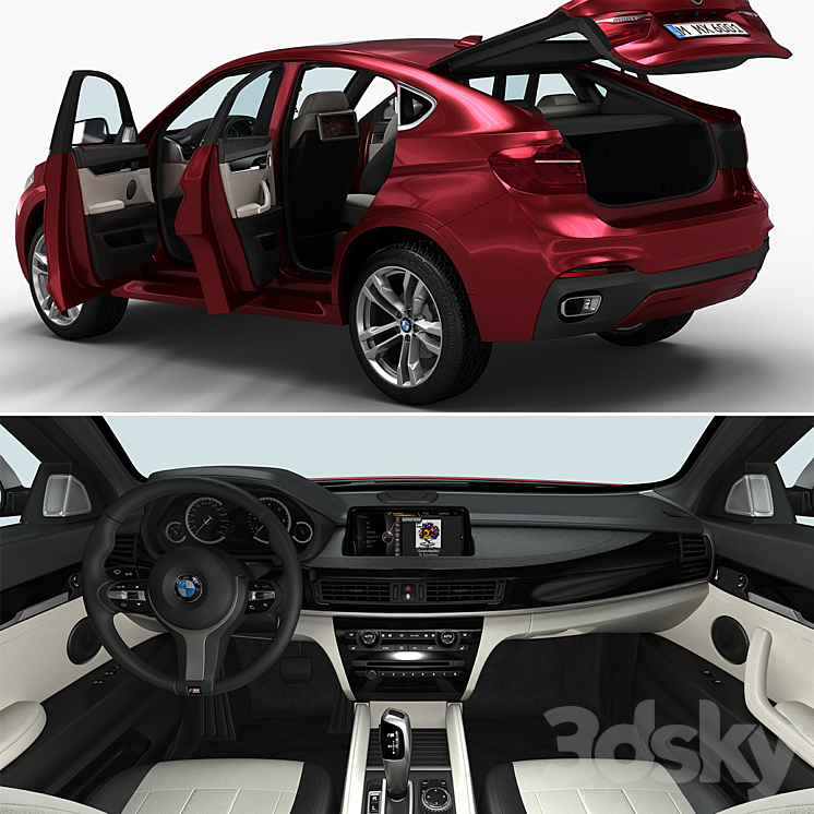 BMW X6M 3D Model