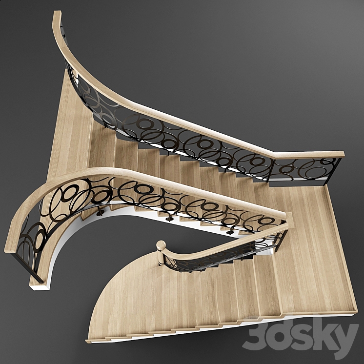 Stairs 05 3D Model