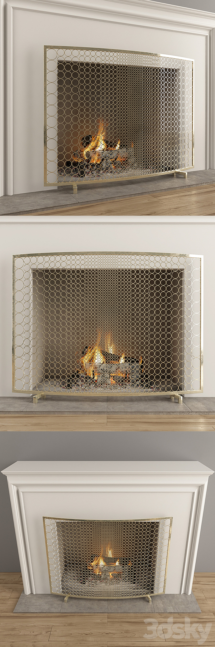 Fireplace 37 3D Model
