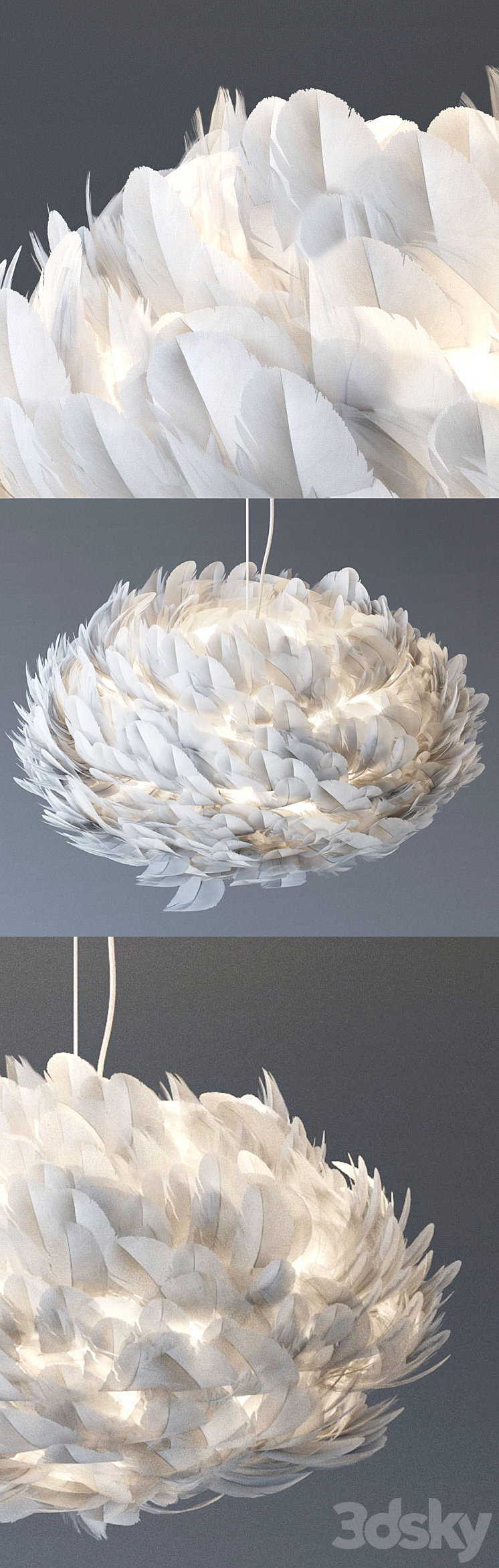 VITA copenhagen _ Plafond Eos XL 3D Model