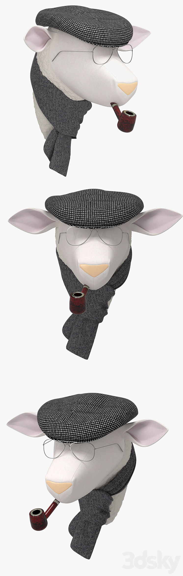 SOFT SHEEP - RENÉ 3D Model