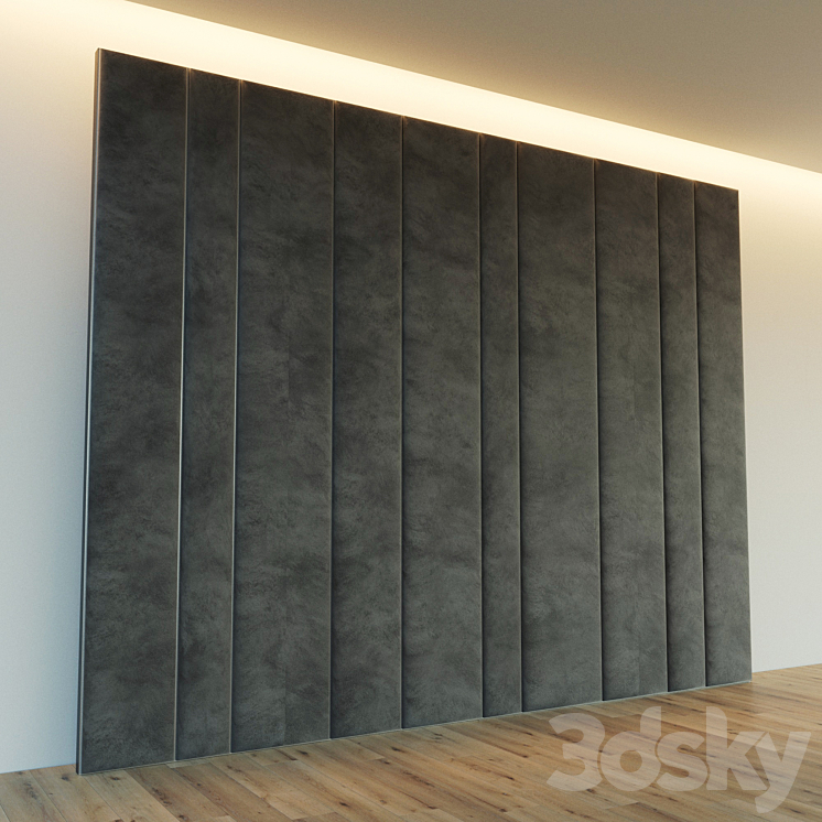 Decorative wall. Soft panel. eight 3DS Max - thumbnail 2