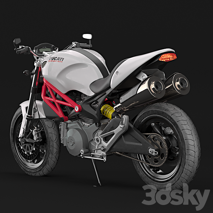 Ducati Monster 696 3D Model