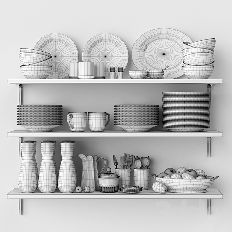 Williams Sonoma - set2 3D Model