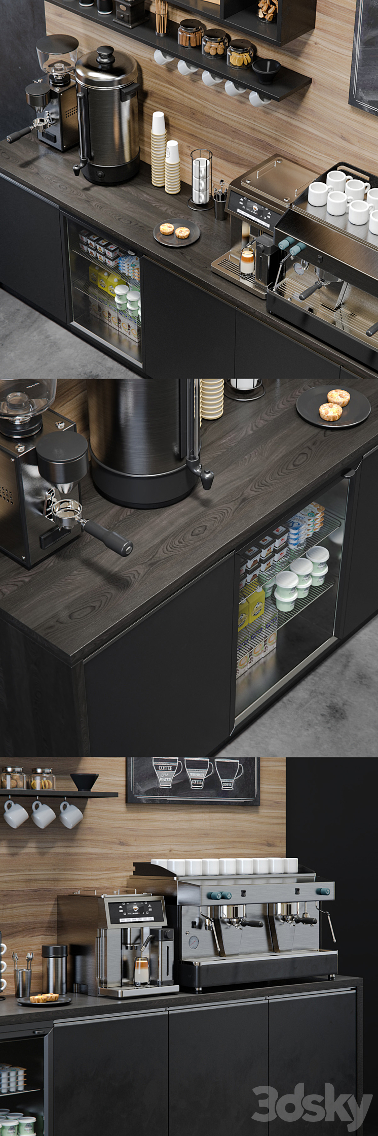 Coffee bar 3D Model