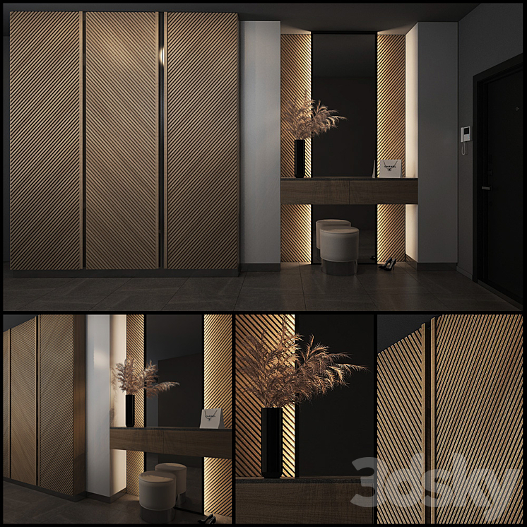 Composition in the hallway_54 3DS Max - thumbnail 1