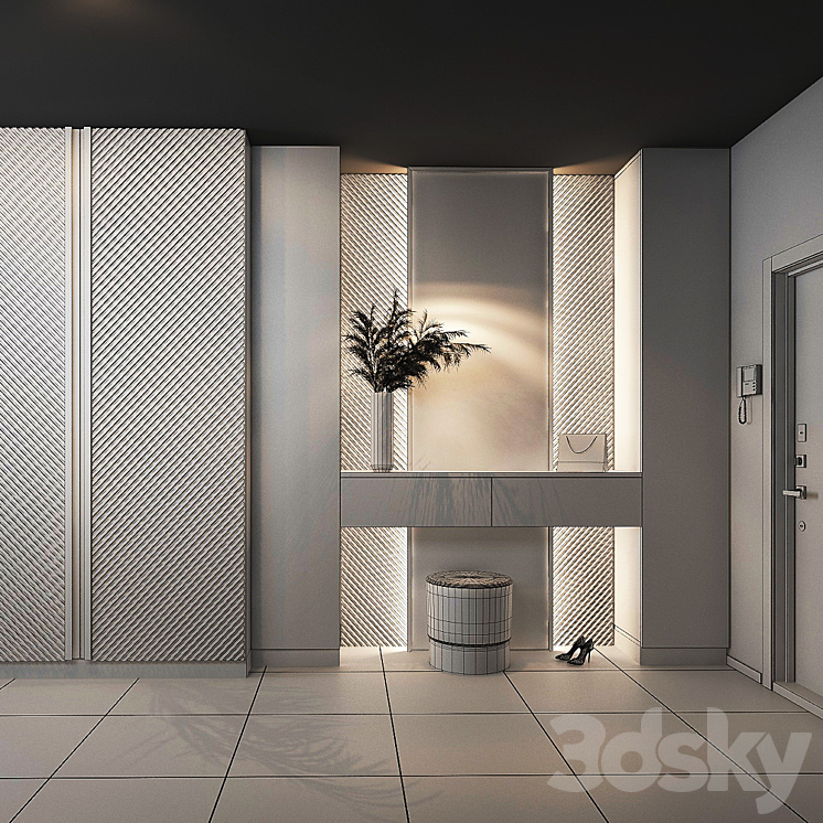 Composition in the hallway_54 3DS Max - thumbnail 2
