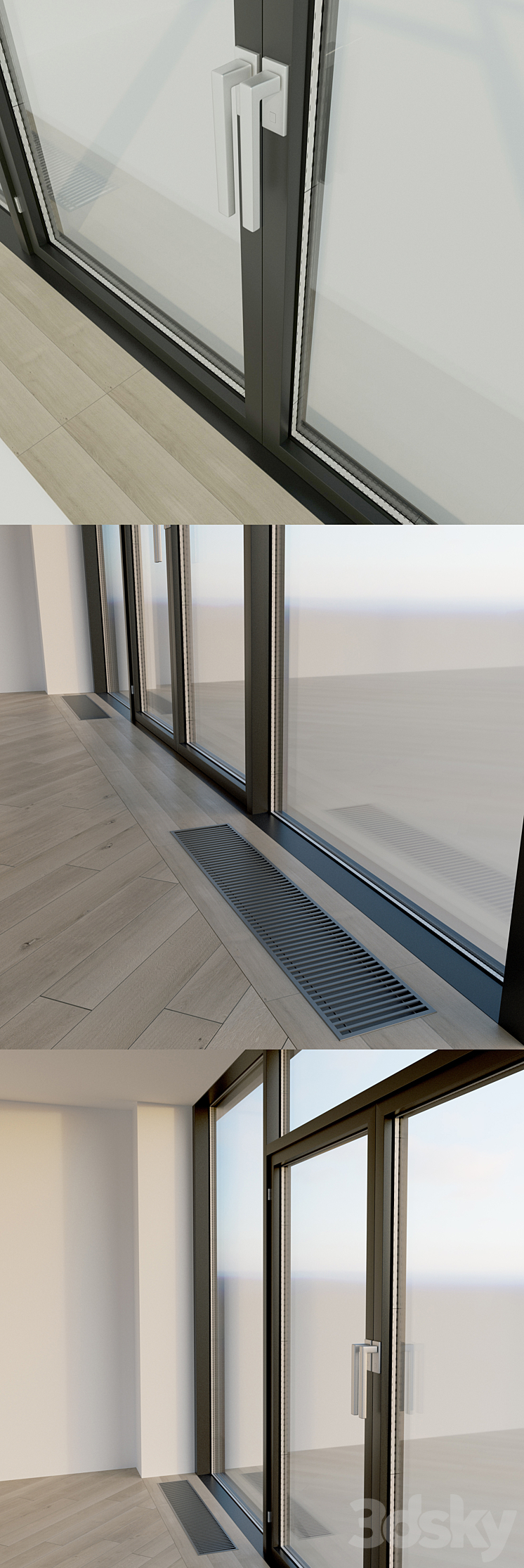 Panoramic windows. Stained Glass.5 3DS Max - thumbnail 2
