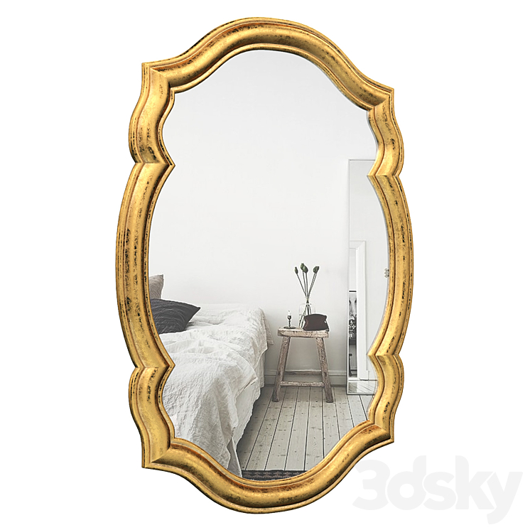 Mirror figured AKI-46409 3D Model