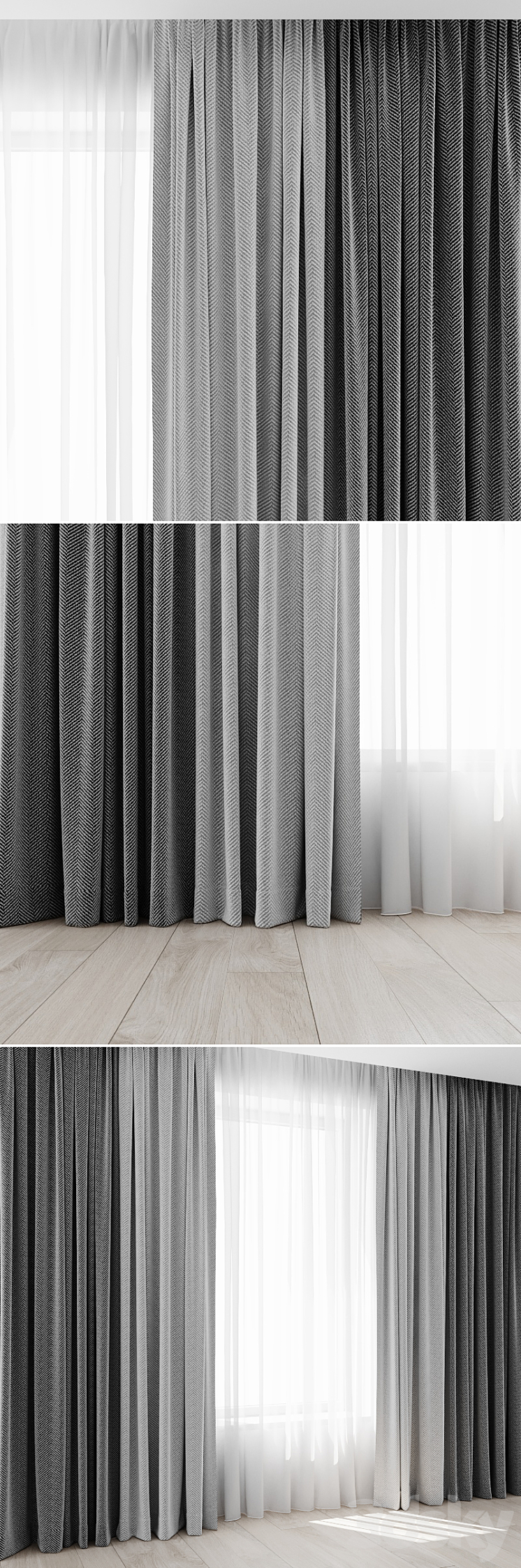 Curtains 11 3D Model
