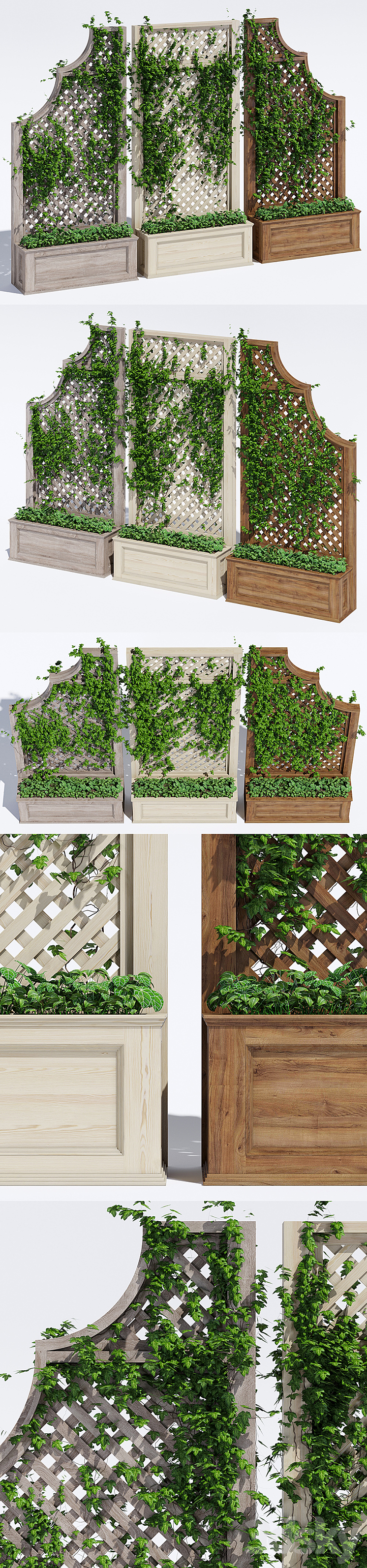 Trellises 3D Model