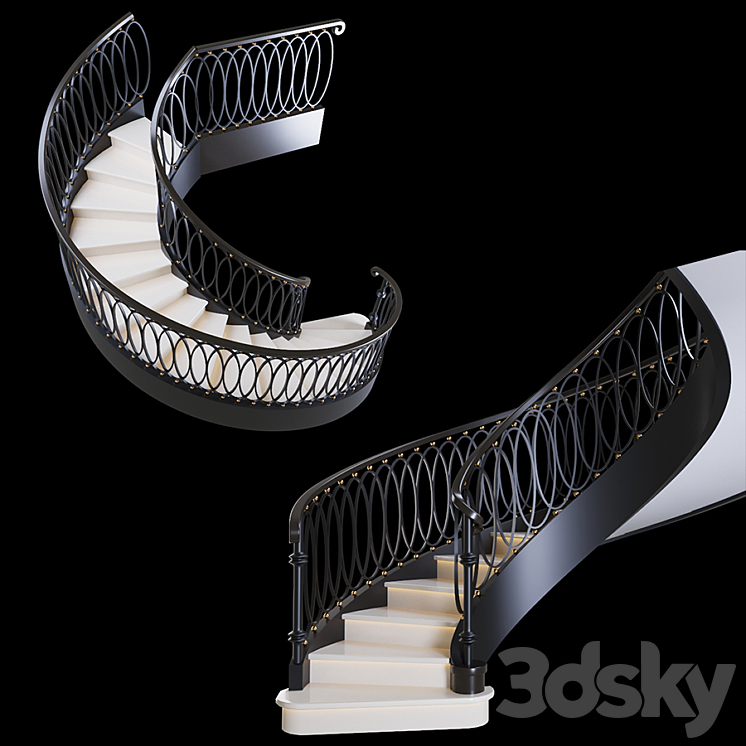 Stairs 3D Model