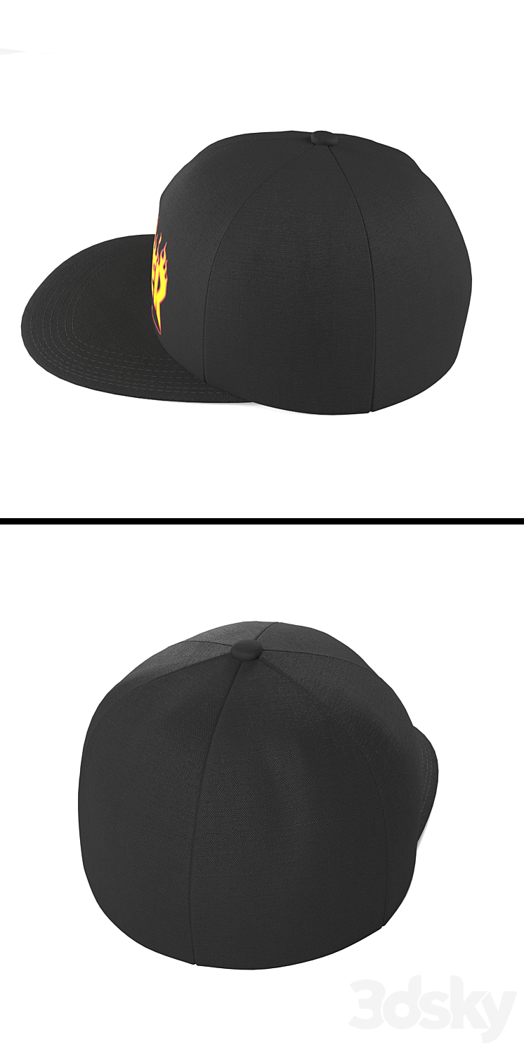thrasher cap 3D Model