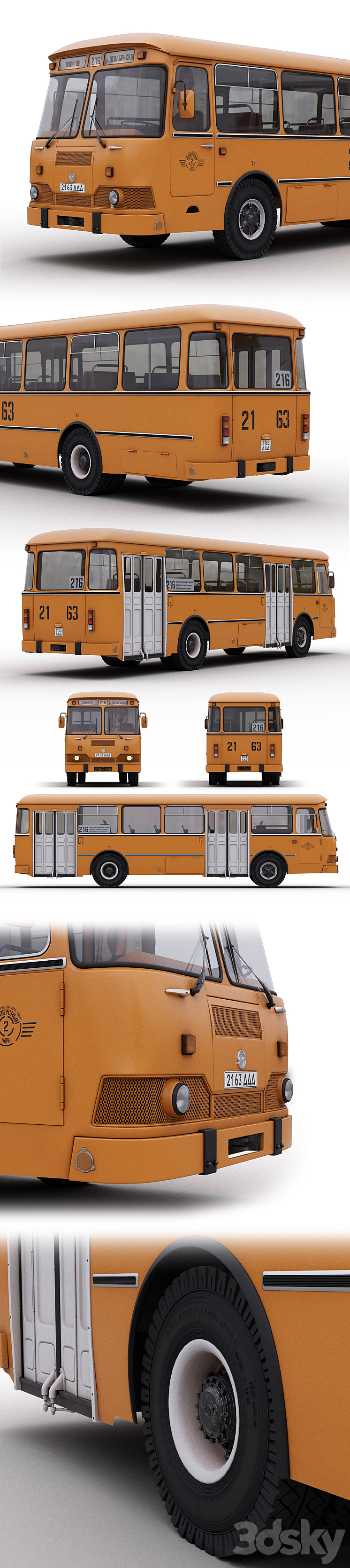 Liaz 677 3D Model
