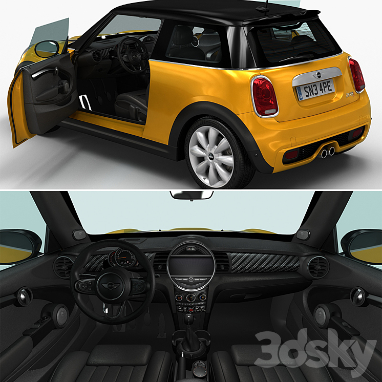 Mini Cooper S 3D Model