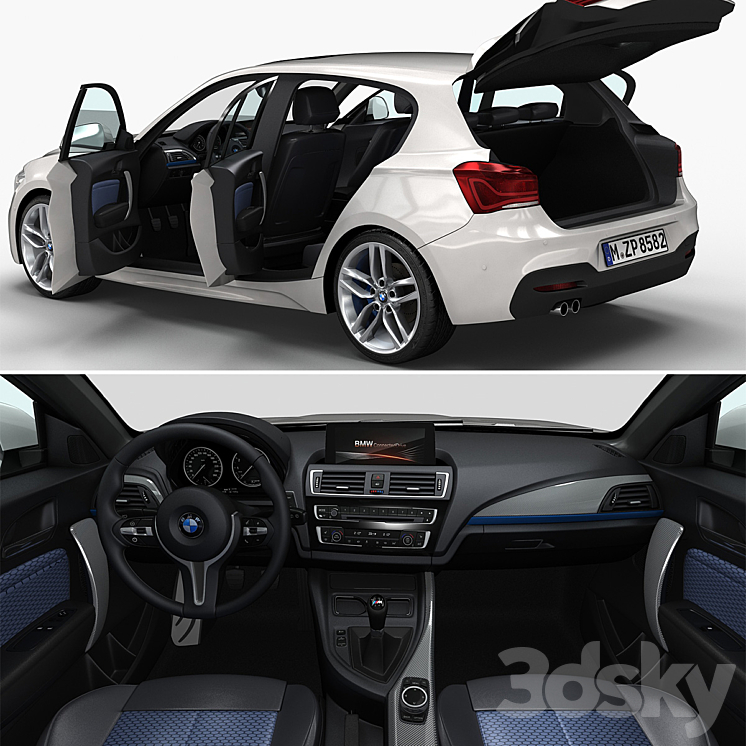 BMW 1 Series 3DS Max - thumbnail 2