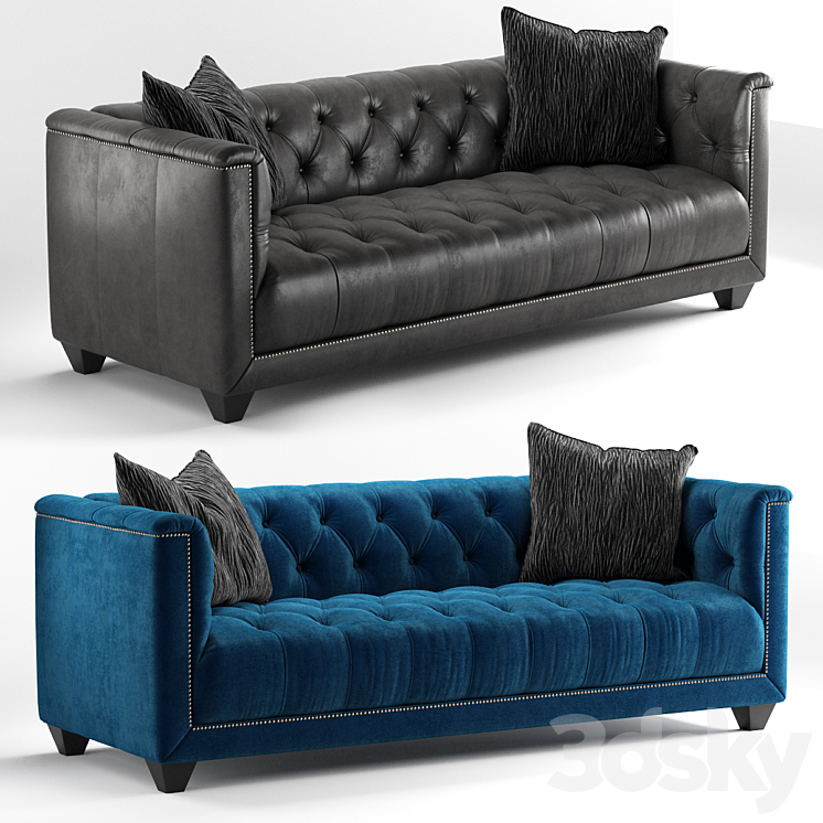 Paxton sofa by Berhnardt Furniture 3DS Max - thumbnail 1