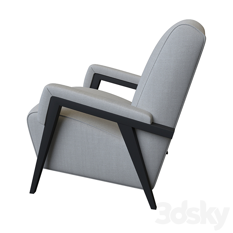 Lounge Armchair 3DS Max - thumbnail 2