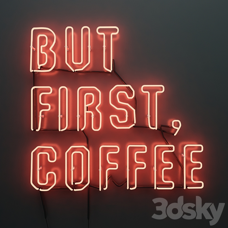 neonsignboard 3DS Max - thumbnail 1