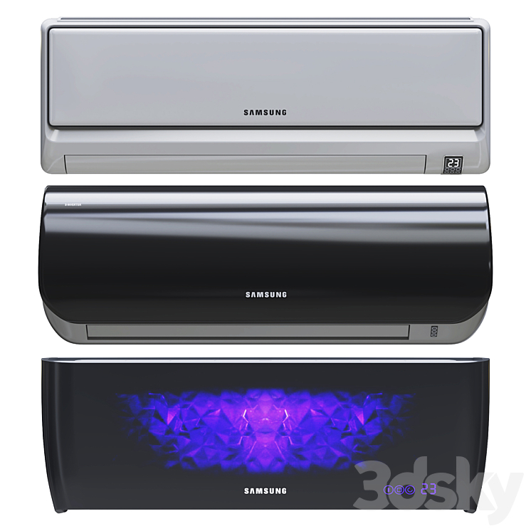 SAMSUNG air conditioners 3DS Max - thumbnail 1
